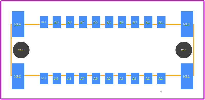 254588-E - TE Connectivity PCB footprint - Other - Other - 254588-E-2