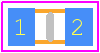 0603X104M250ST-C - Capax PCB footprint - Capacitor Chip Non-polarised - Capacitor Chip Non-polarised - 0603