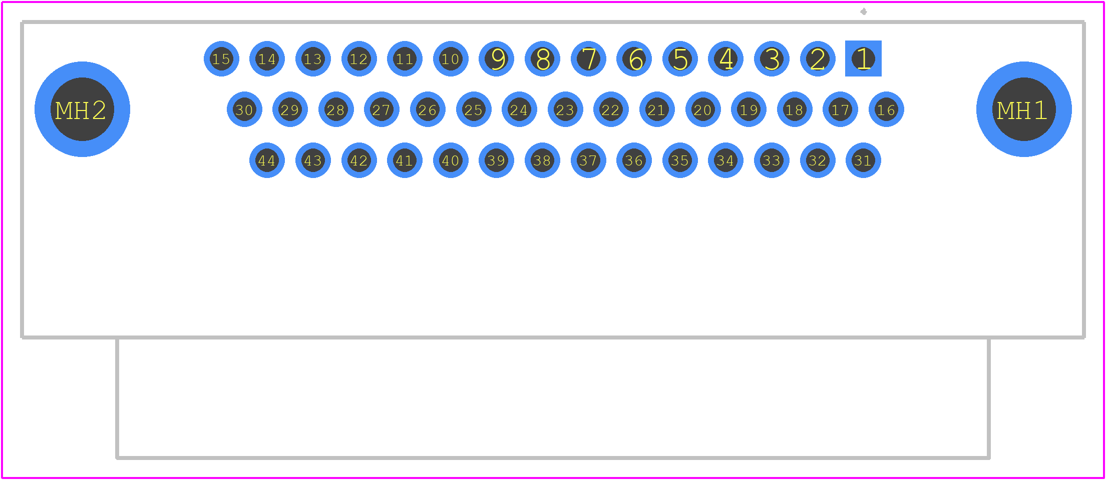 2311770-2 - TE Connectivity PCB footprint - Other - Other - 2311770-2-3