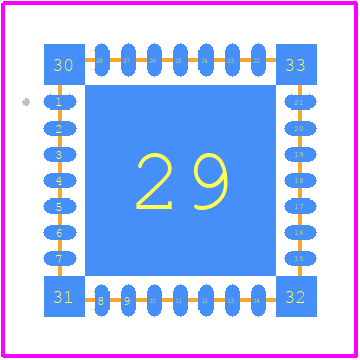 DSPIC33CK256MP502T-I/2N - Microchip PCB footprint - Other - Other - DSPIC33CK256MP502T-I/2N-3