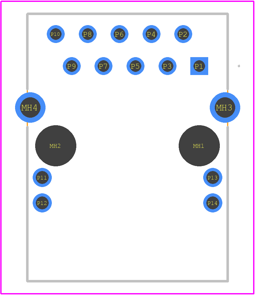 ARJM11C7-502-AB-ER2-T - ABRACON PCB footprint - Other - Other - ARJM11C7-502-AB-ER2-T-1-