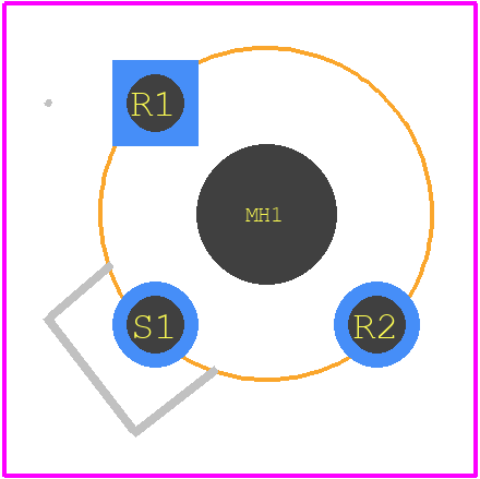 BFC280811109 - Vishay PCB footprint - Other - Other - 7.6 x 10mm