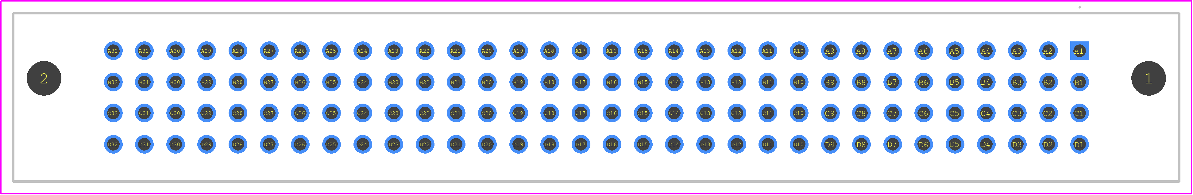 374463-E - TE Connectivity PCB footprint - Other - Other - 374463-E-1