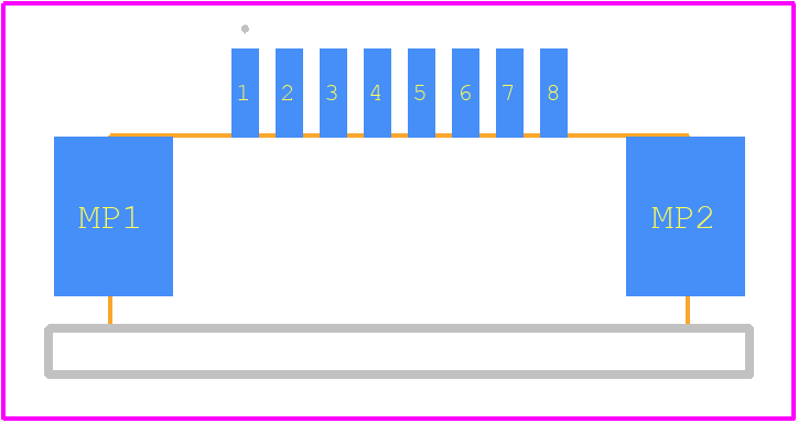 1735265-8 - TE Connectivity PCB footprint - Other - Other - 1735265-8-2