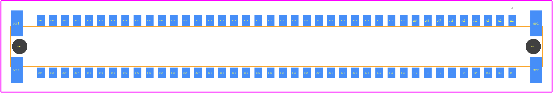 154721-E - TE Connectivity PCB footprint - Other - Other - 154721-E-1