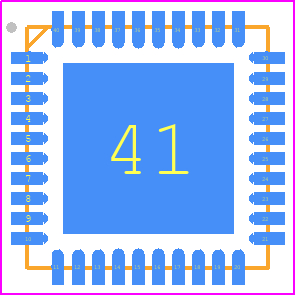 MSP430F2272IRHAT - Texas Instruments PCB footprint - Quad Flat No-Lead - Quad Flat No-Lead - RHA (S-PVQFN-N40)_2020