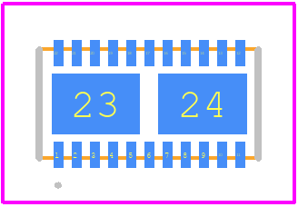 LT3097ADJC#TRPBF - Analog Devices PCB footprint - Other - Other - 22-Lead, 6 mm × 3 mm, Plastic DFN (05-08-7071)