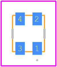 LS E65F-BBDA-1-1 - ams OSRAM PCB footprint - Other - Other - LS E65F-BBDA-1-1