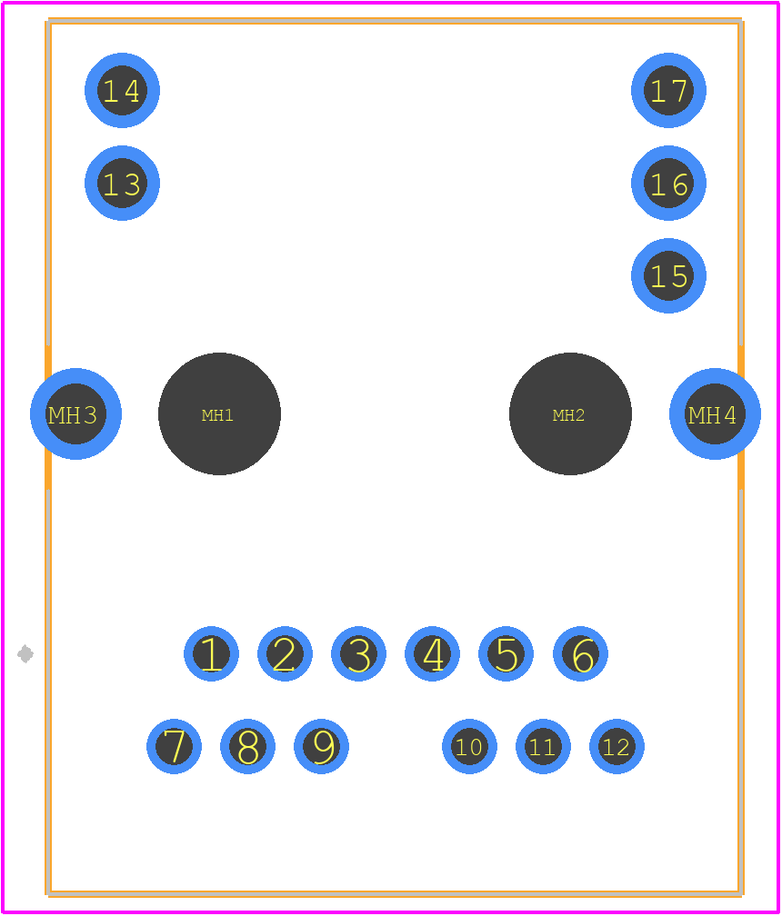 G10-1GHT-012E - Bel PCB footprint - Other - Other - G10-1GHT-012E-2