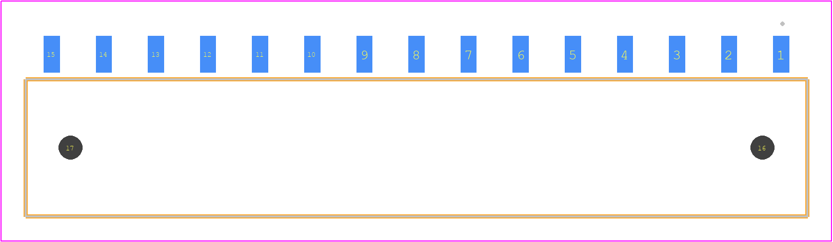 SIB-115-02-F-S-LC - SAMTEC PCB footprint - Other - Other - SIB-115-02-F-S-LC-2
