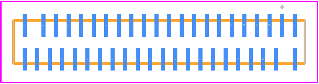 TF38-40S-0.5SV(830) - Hirose PCB footprint - Other - Other - TF38-40S-0.5SV(830)-3