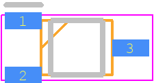 SFH 2400-Z - ams OSRAM PCB footprint - SO Transistor Flat Lead - SO Transistor Flat Lead - SFH 2400-Z_a