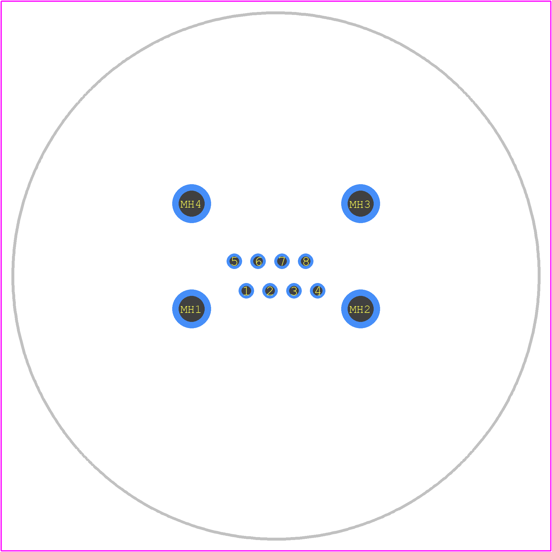PX0839/PC - Bulgin PCB footprint - Other - Other - PX0839/PC-4