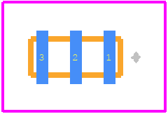 CSTCE8M00G15C99-R0. - Murata Electronics PCB footprint - Other - Other - CSTCE8M00G15C99-R0.-2