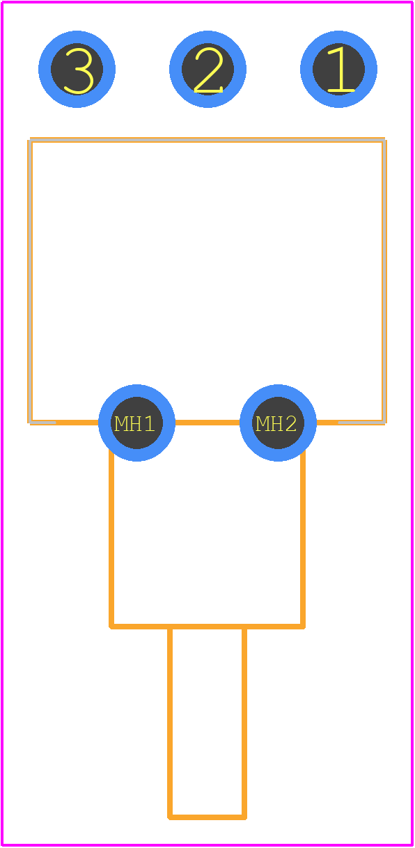 7101K2AQE - LITTELFUSE PCB footprint - Other - Other - 7101K2AQE-2