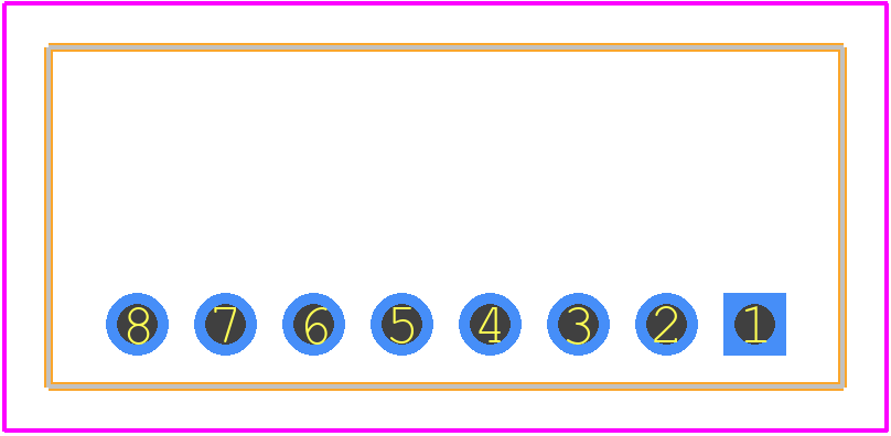 440055-8 - TE Connectivity PCB footprint - Other - Other - 440055-8-5