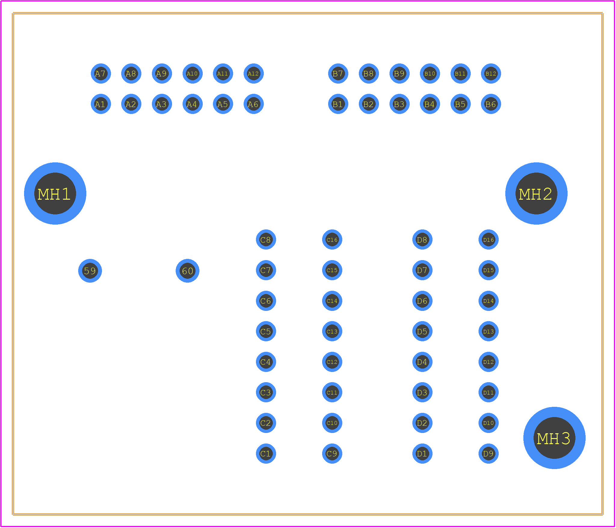 1241768-1 - TE Connectivity PCB footprint - Other - Other - 1241768-1-4