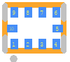 FSA832L10X - onsemi PCB footprint - Other - Other - UQFN10 1.6X2.1, 0.5P CASE 523AZ ISSUE O