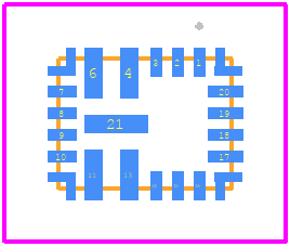 LT8641ARUDCM#PBF - Analog Devices PCB footprint - Other - Other - 18-LEAD  (3mm × 4mm) PLASTIC QFN