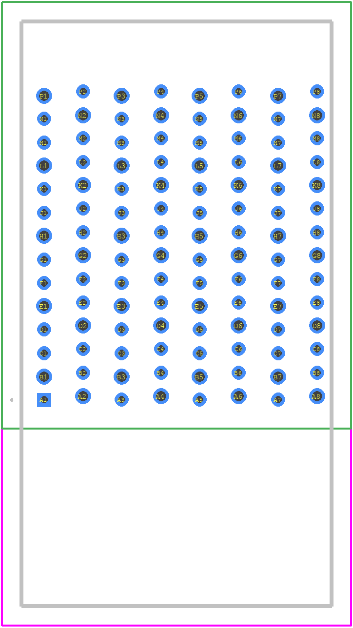 EBTM-4-08-2.0-S-RA-1 - SAMTEC PCB footprint - Other - Other - EBTM-4-08-2.0-S-RA-1-2