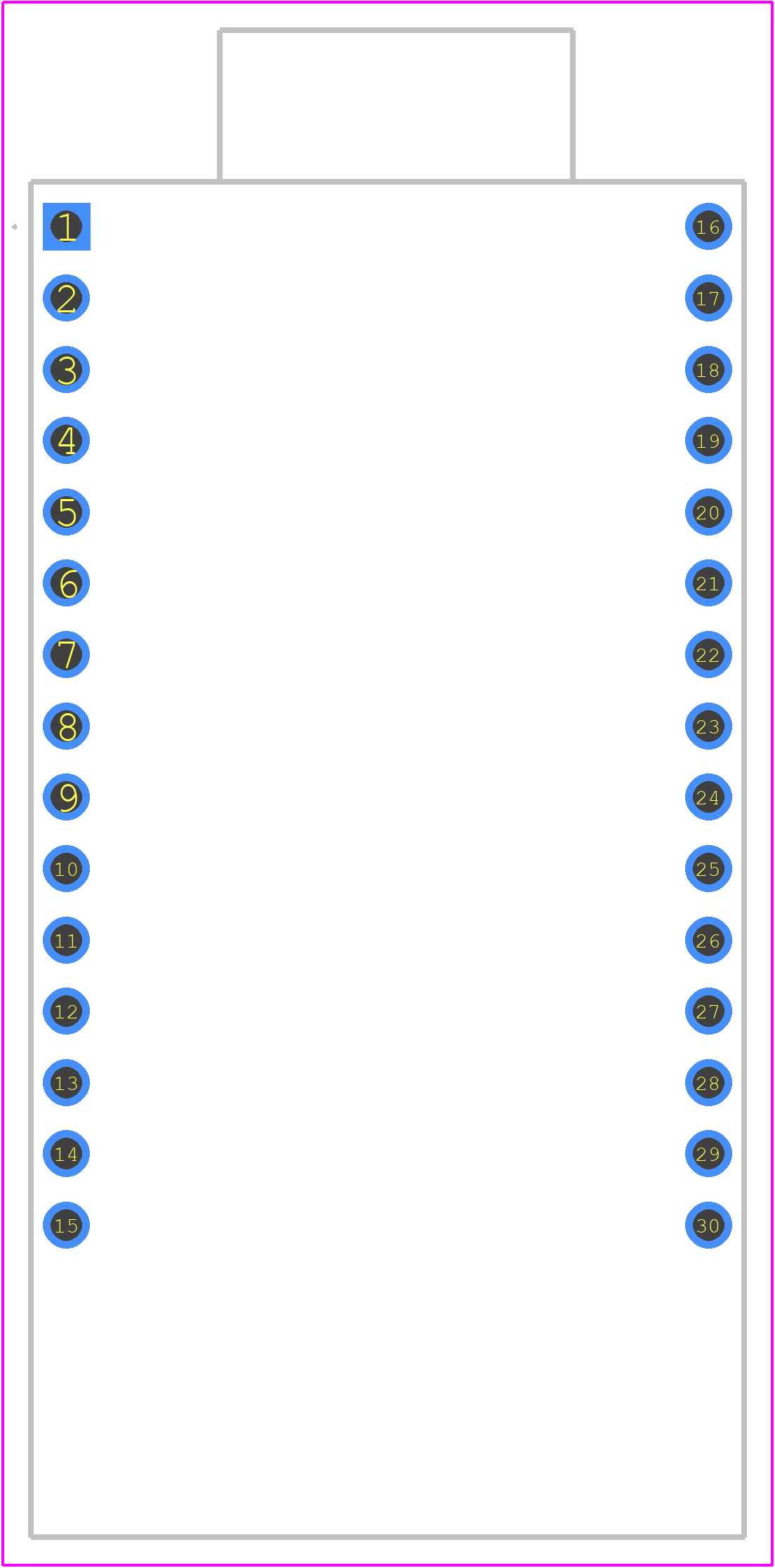 ESP32-H2-DevKitM-1-N4 - Espressif Systems PCB footprint - Other - Other - ESP32-H2-DevKitM-1-N4-2