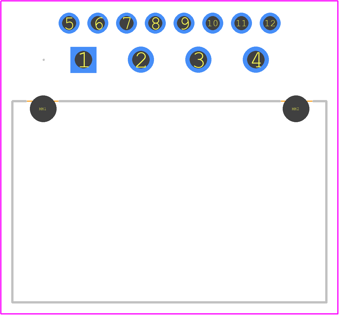 1-2311788-1 - TE Connectivity PCB footprint - Other - Other - 1-2311788-1-4
