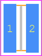 RL3720WT-R001-F - Susumu PCB footprint - Resistor Chip - Resistor Chip - 1508 (3720 Metric)
