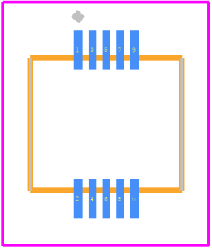 AXK5F10547YG - Panasonic PCB footprint - Other - Other - AXK5F10547YG-2