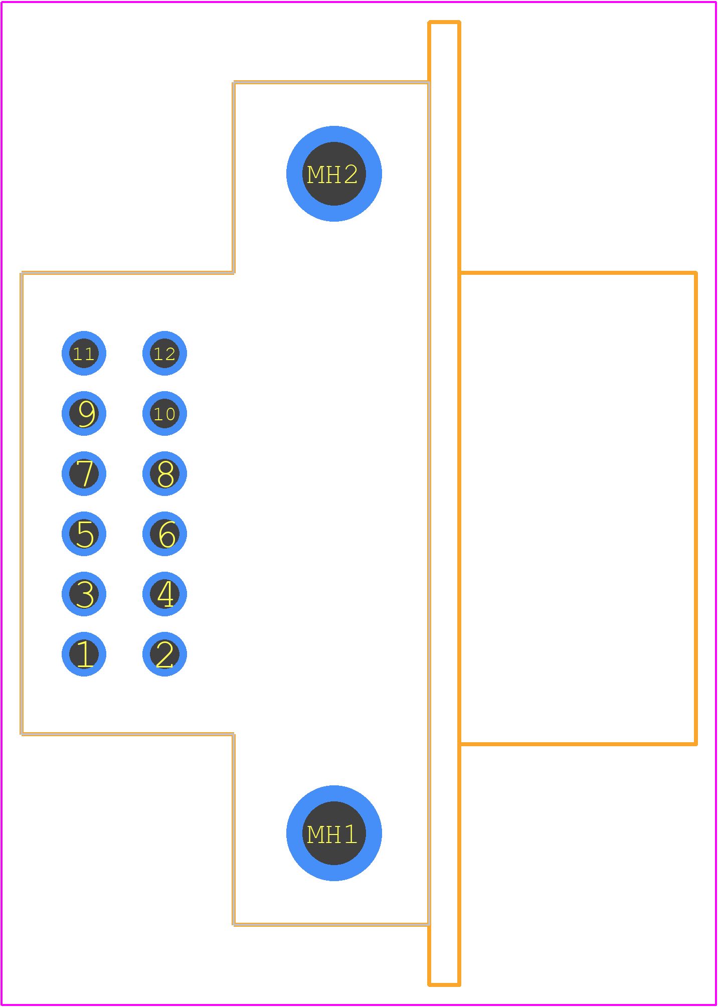 12064798 - Aptiv PCB footprint - Other - Other - 12064798-1