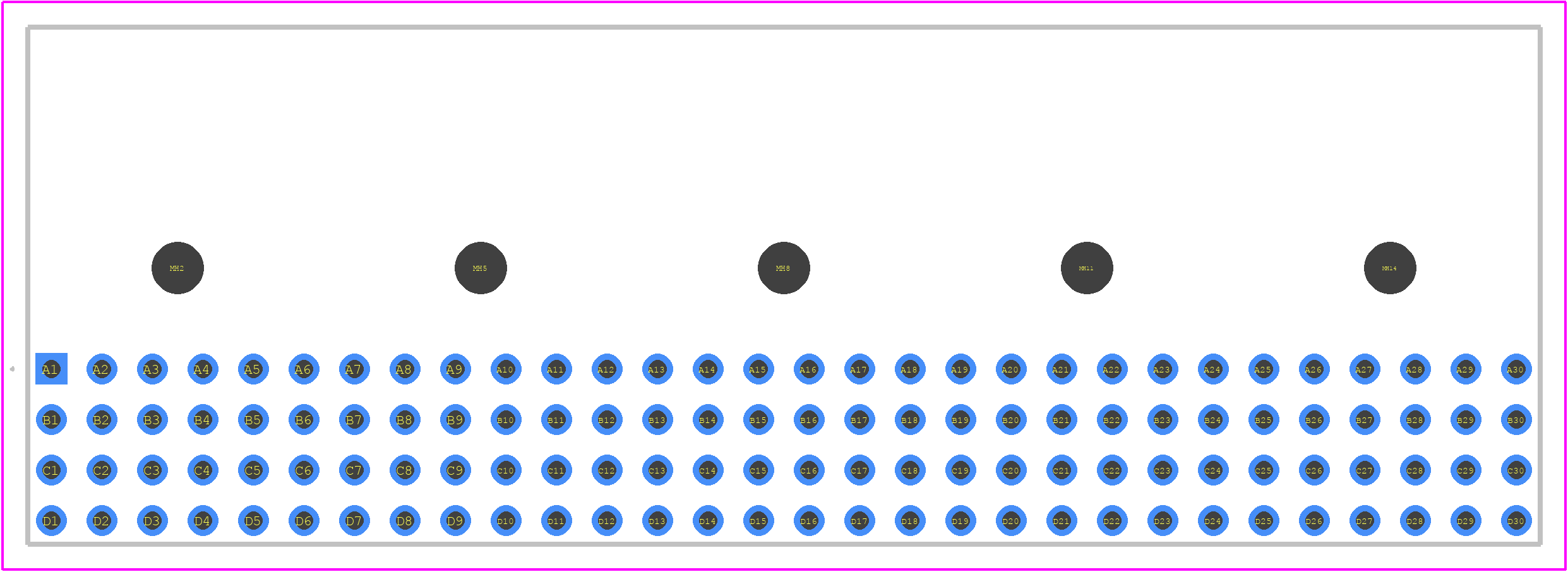 5536507-6 - TE Connectivity PCB footprint - Other - Other - 5536507-6-2