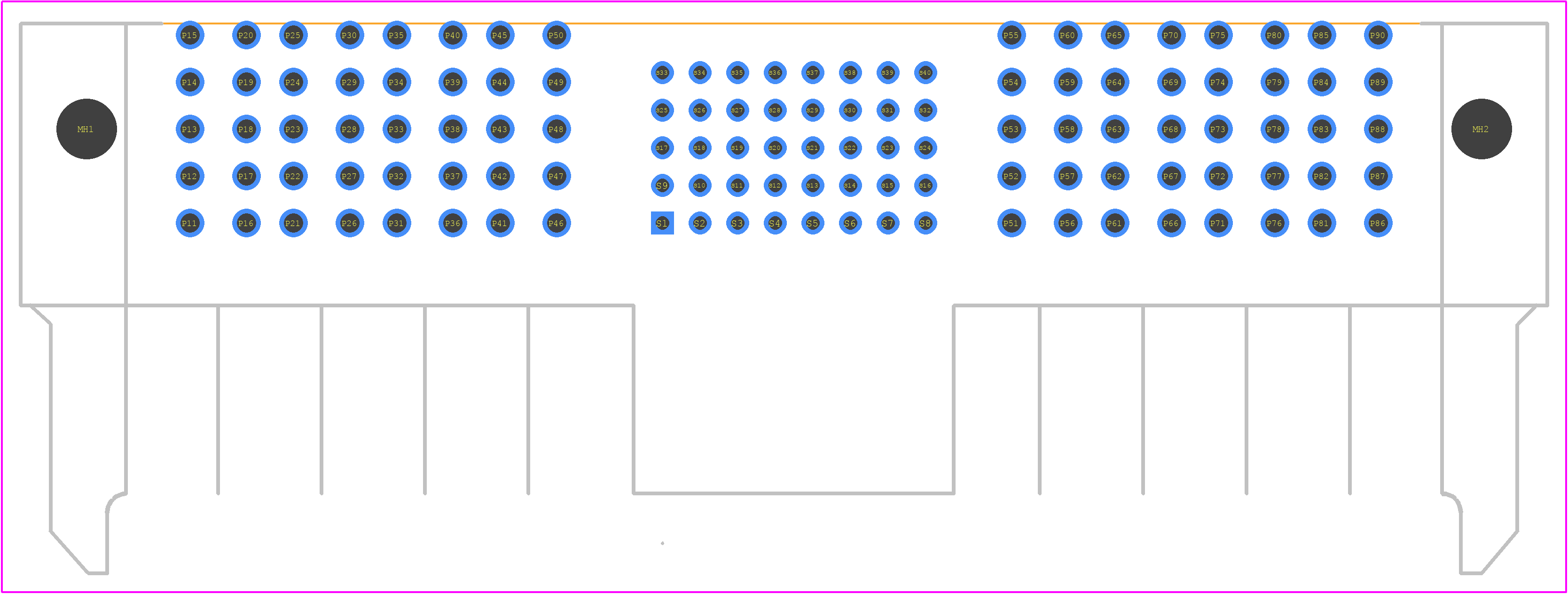 ET60T-D04-5-08-D04-S-R1-S - SAMTEC PCB footprint - Other - Other - ET60T-D04-5-08-D04-S-R1-S-2