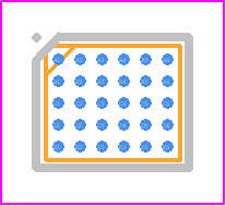 MAX77958DEWV+ - Analog Devices PCB footprint - BGA - BGA - 30-WLCSP-N/A_2023-1