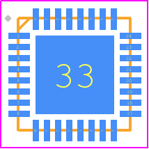 ISL9241HRTZ-T - Renesas Electronics PCB footprint - Quad Flat No-Lead - Quad Flat No-Lead - L32.4x4D 32 LEAD THIN QUAD FLAT NO-LEAD PLASTIC PACKAGE