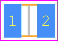 BLE32SN120SH1L - Murata Electronics PCB footprint - Ferrite Bead Chip - Ferrite Bead Chip - BLE32PN300SZ1L