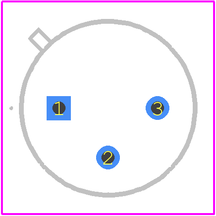 2N1613 - CDIL PCB footprint - Other - Other - TO-39_2023