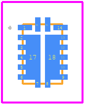 LTC4450AV#TRMPBF - Analog Devices PCB footprint - Other - Other - LQFN Package  16-Lead (2mm × 3mm × 0.75mm) (Reference LTC DWG # 05-08-1683 Rev Ø)