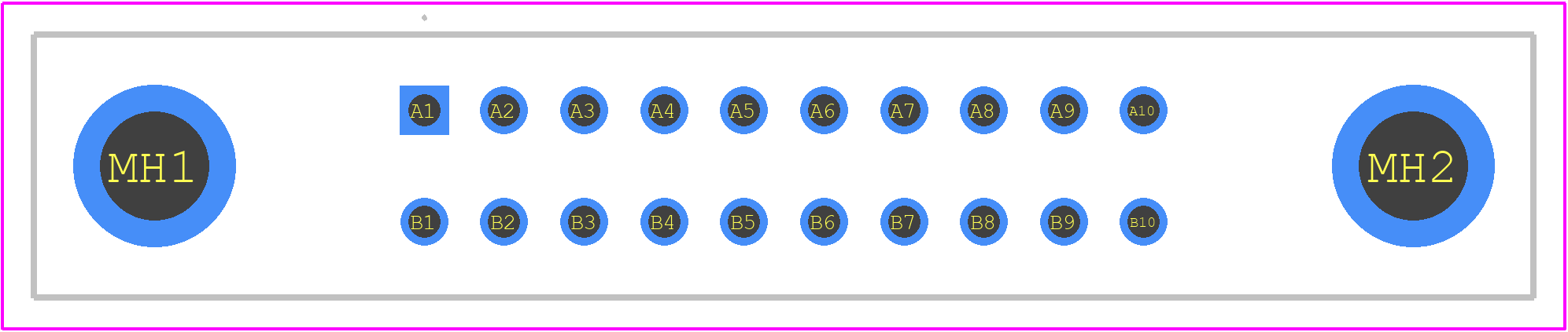 341-020-520-202 - EDAC PCB footprint - Other - Other - 341-020-520-202-2