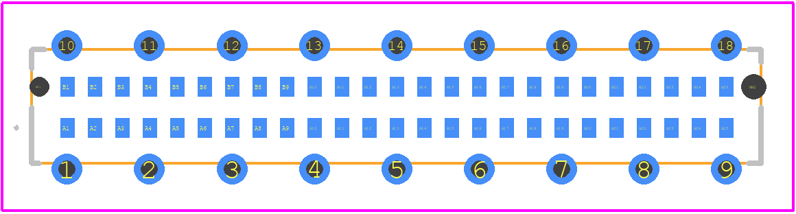 144663-E - TE Connectivity PCB footprint - Other - Other - 144663-E-2