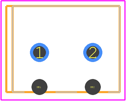 39889-0042 - Molex PCB footprint - Other - Other - 39889-0042-2