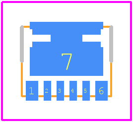 TLE4972-AE35S5 - Infineon PCB footprint - Other - Other - PG-VSON-6-4