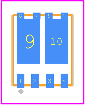 STL76DN4LF7AG - STMicroelectronics PCB footprint - Other - Other - PowerFLAT™ 5 x 6 double island