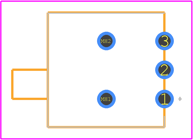 TS01AQE - C & K COMPONENTS PCB footprint - Other - Other - TS01AQE-1