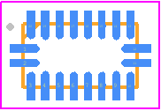 STP4CMPQTR - STMicroelectronics PCB footprint - Quad Flat No-Lead - Quad Flat No-Lead - STP4CMPQTR