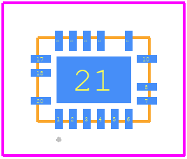LT8356IUDCM-1#WPBF - Analog Devices PCB footprint - Other - Other - UDCM Package 20-Lead Plastic Side Solderable QFN (3mm × 4mm) (Reference LTC DWG # 05-08-1793 Rev A)