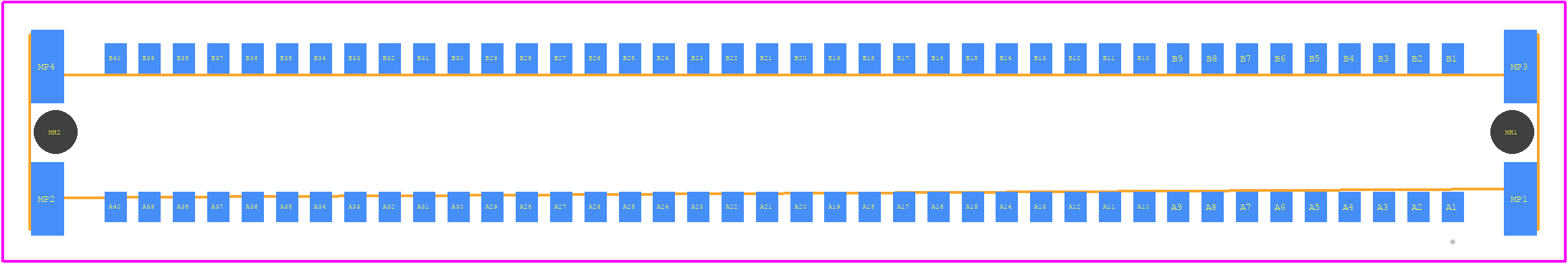 234210-E - TE Connectivity PCB footprint - Other - Other - 234210-E-1