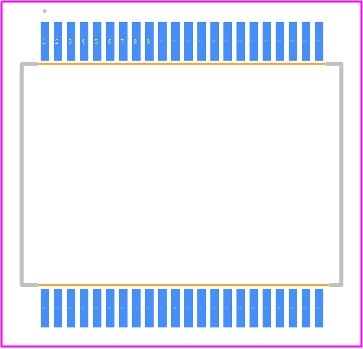 SA303HU - Apex Microtechnology PCB footprint - Other - Other - SA303HU