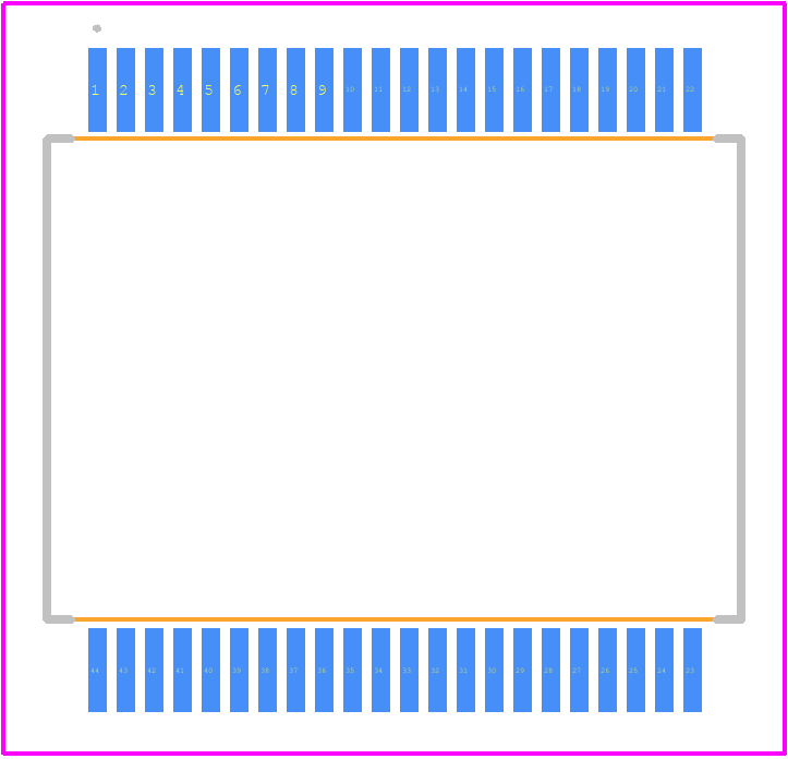 SA53HU - Apex Microtechnology PCB footprint - Other - Other - SA53HU