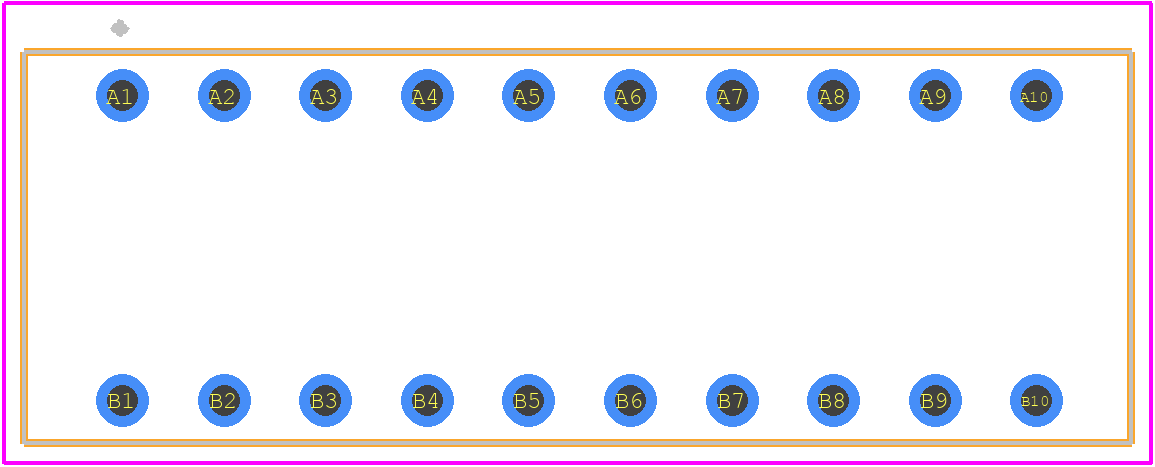 208-10 - CTS PCB footprint - Other - Other - 208-10-3