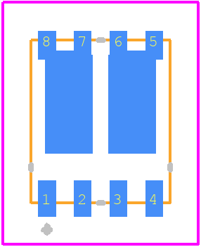 PJQ5846-AU - PANJIT PCB footprint - Other - Other - DFN5060B-8L_23