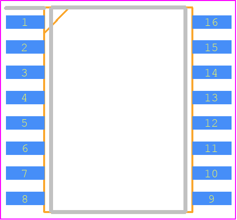 LTC486CSW#PBF - Analog Devices PCB footprint - Small Outline Packages - Small Outline Packages - SW(SOP)